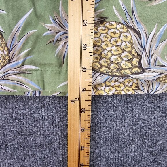 Chaps Ralph Lauren Hawaiian Shirt Mens XL Pineapple Vintage Button‎ Up Beach - Picture 6 of 8